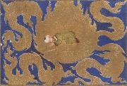 unknow artist The Prophet Muhammad bows before the Lord-s radiance oil painting on canvas